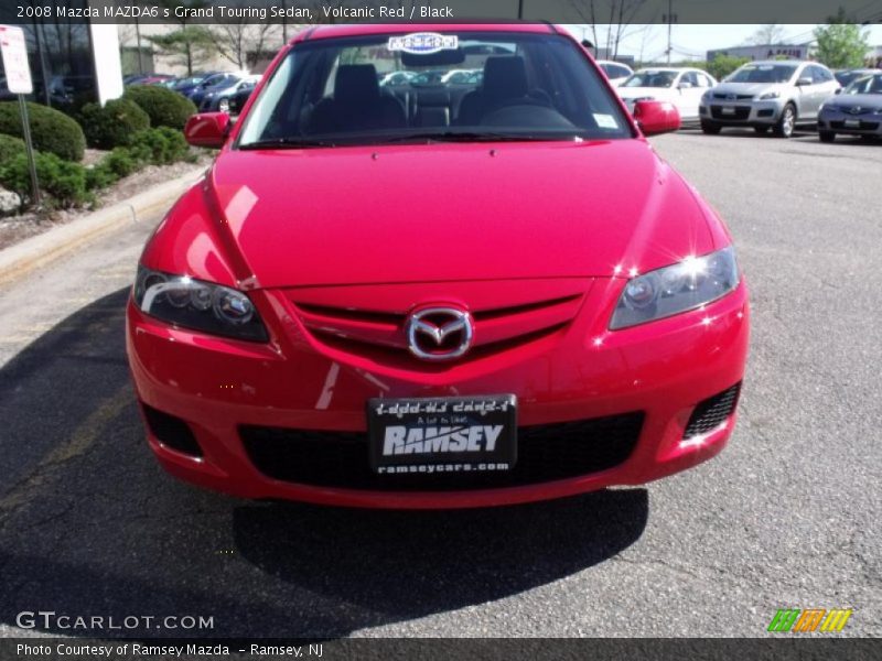 Volcanic Red / Black 2008 Mazda MAZDA6 s Grand Touring Sedan