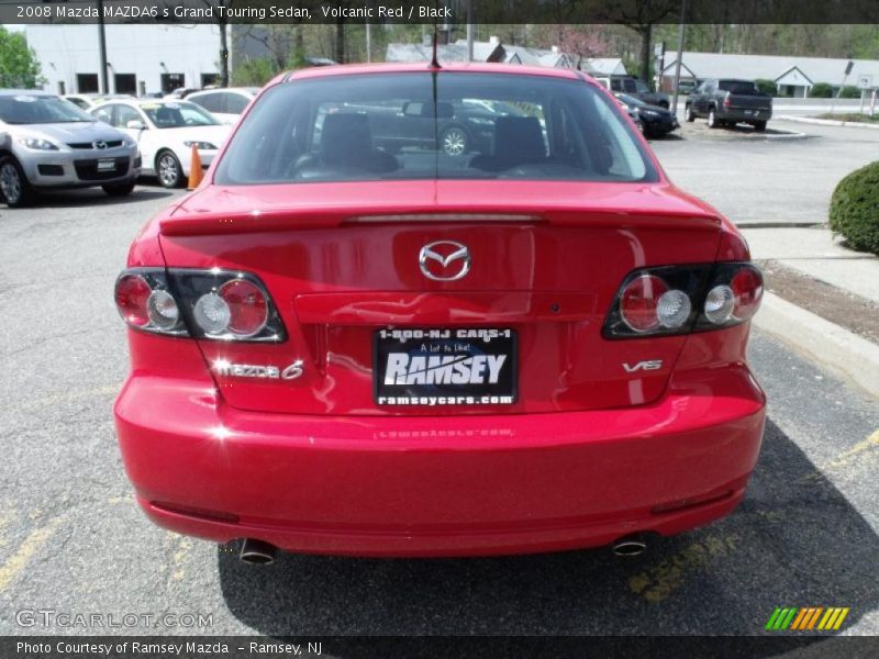 Volcanic Red / Black 2008 Mazda MAZDA6 s Grand Touring Sedan