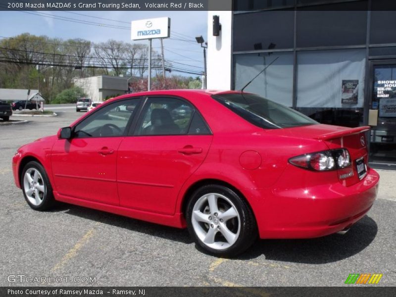 Volcanic Red / Black 2008 Mazda MAZDA6 s Grand Touring Sedan