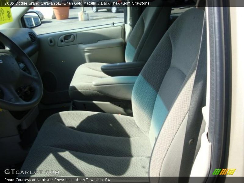 Linen Gold Metallic / Dark Khaki/Light Graystone 2005 Dodge Grand Caravan SE