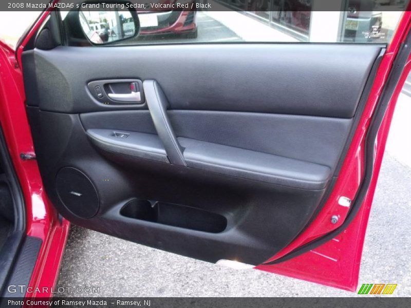 Volcanic Red / Black 2008 Mazda MAZDA6 s Grand Touring Sedan