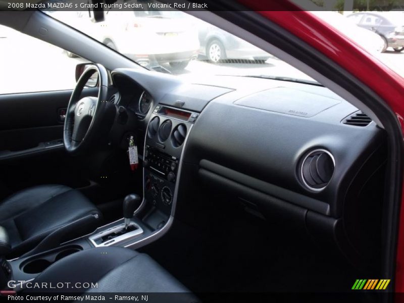 Volcanic Red / Black 2008 Mazda MAZDA6 s Grand Touring Sedan