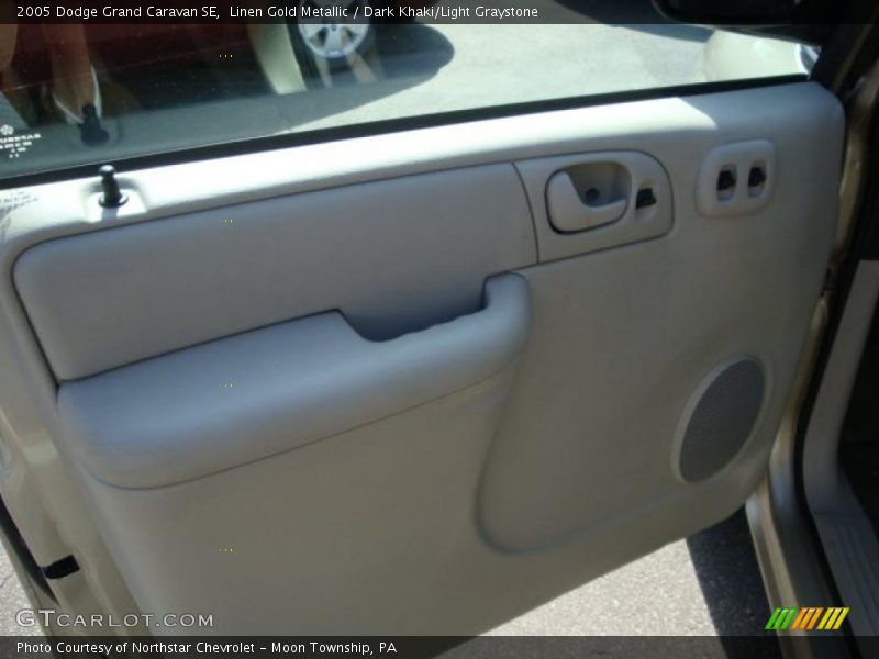 Linen Gold Metallic / Dark Khaki/Light Graystone 2005 Dodge Grand Caravan SE