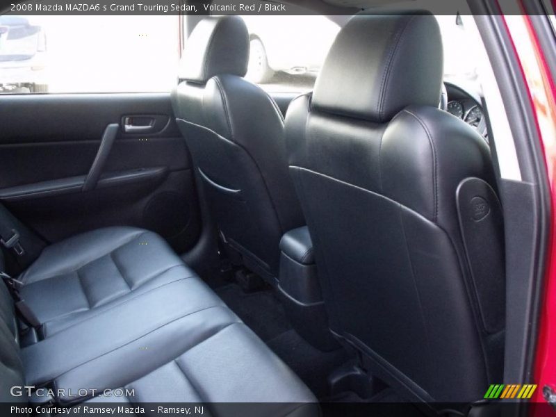 Volcanic Red / Black 2008 Mazda MAZDA6 s Grand Touring Sedan