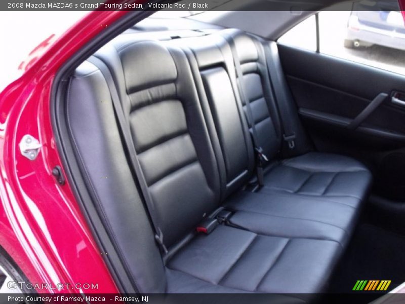 Volcanic Red / Black 2008 Mazda MAZDA6 s Grand Touring Sedan