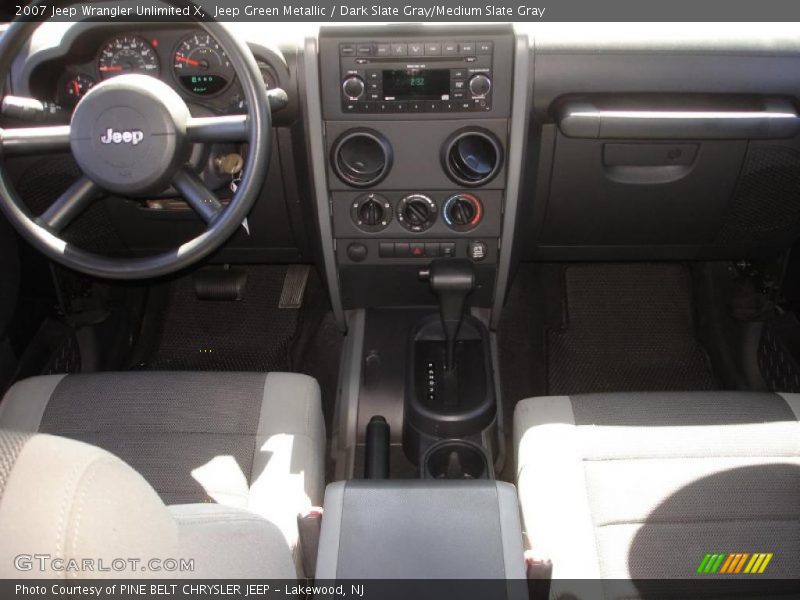 Jeep Green Metallic / Dark Slate Gray/Medium Slate Gray 2007 Jeep Wrangler Unlimited X