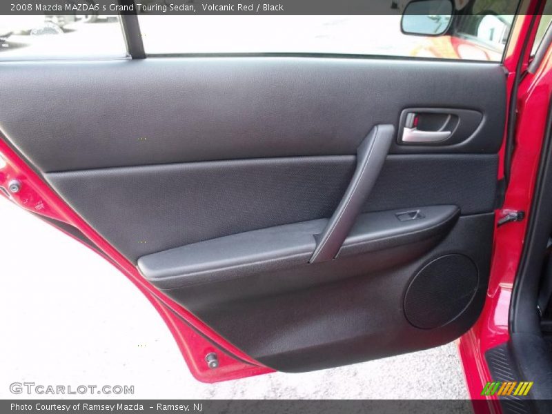 Volcanic Red / Black 2008 Mazda MAZDA6 s Grand Touring Sedan