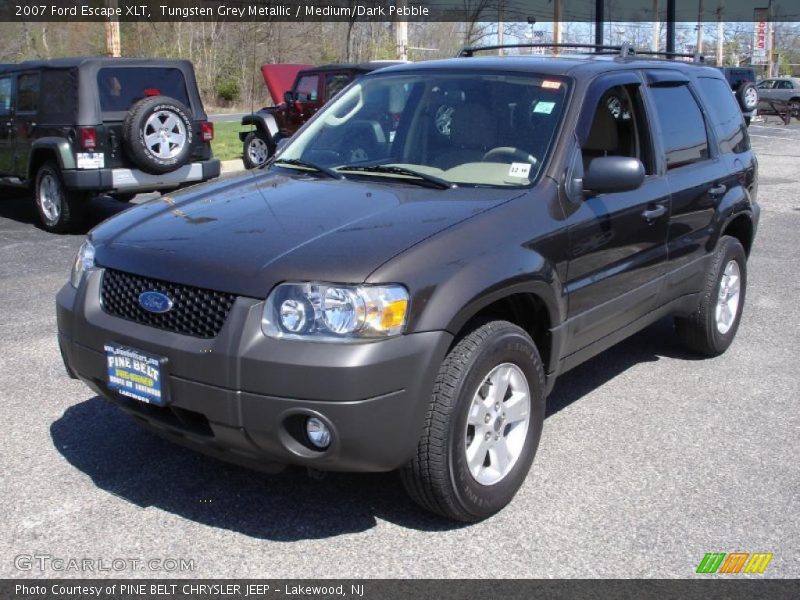 Tungsten Grey Metallic / Medium/Dark Pebble 2007 Ford Escape XLT