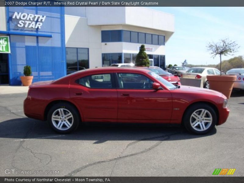 Inferno Red Crystal Pearl / Dark Slate Gray/Light Graystone 2007 Dodge Charger R/T