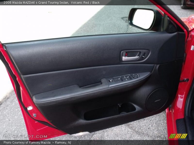 Volcanic Red / Black 2008 Mazda MAZDA6 s Grand Touring Sedan