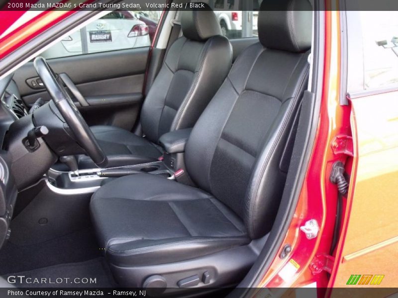 Volcanic Red / Black 2008 Mazda MAZDA6 s Grand Touring Sedan