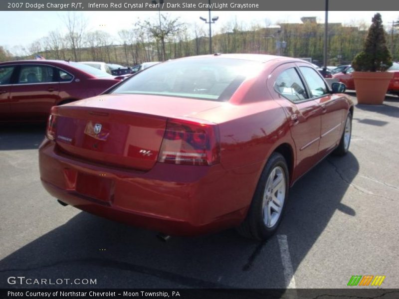 Inferno Red Crystal Pearl / Dark Slate Gray/Light Graystone 2007 Dodge Charger R/T