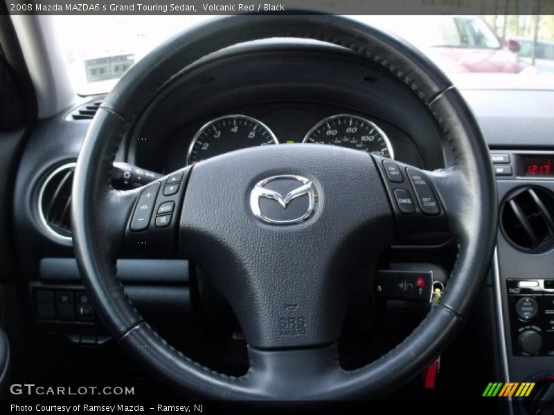 Volcanic Red / Black 2008 Mazda MAZDA6 s Grand Touring Sedan