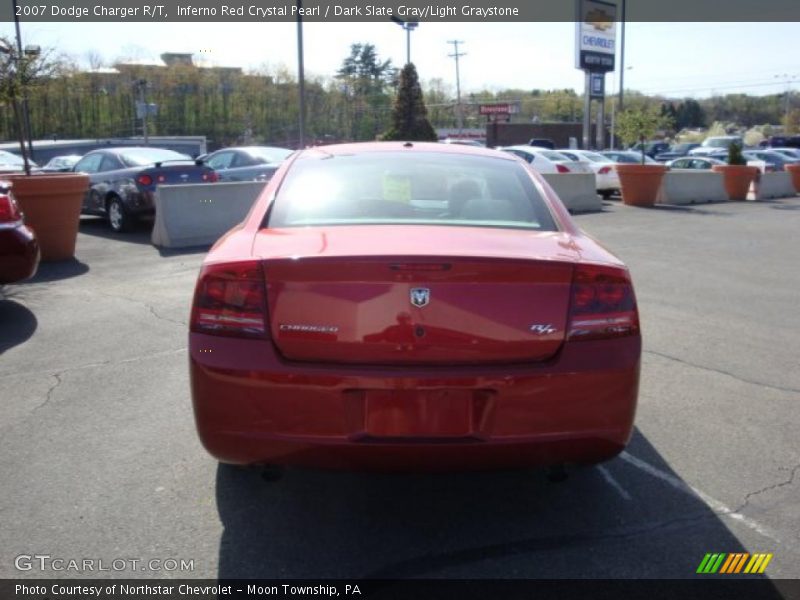 Inferno Red Crystal Pearl / Dark Slate Gray/Light Graystone 2007 Dodge Charger R/T