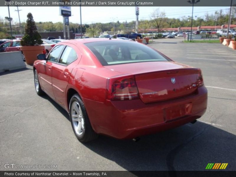 Inferno Red Crystal Pearl / Dark Slate Gray/Light Graystone 2007 Dodge Charger R/T