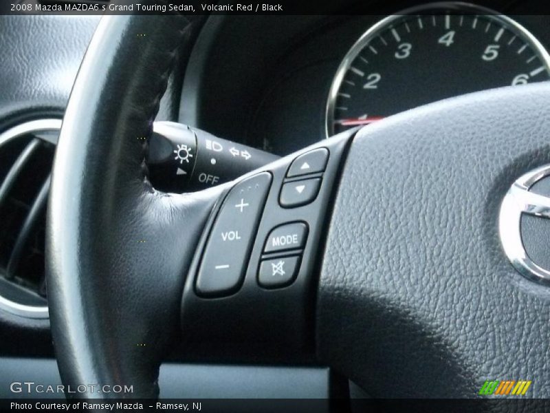 Volcanic Red / Black 2008 Mazda MAZDA6 s Grand Touring Sedan