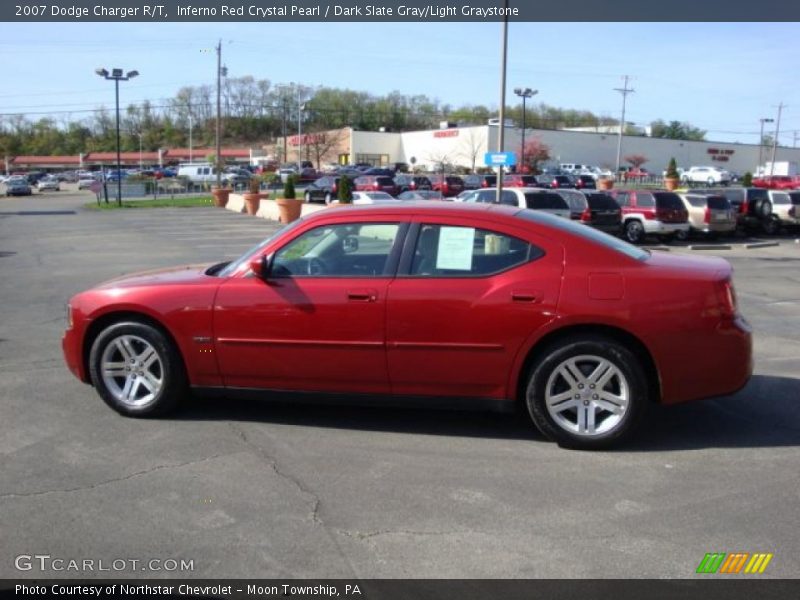 Inferno Red Crystal Pearl / Dark Slate Gray/Light Graystone 2007 Dodge Charger R/T