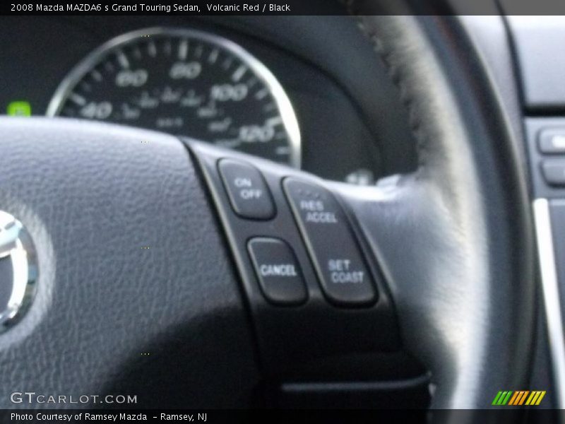 Volcanic Red / Black 2008 Mazda MAZDA6 s Grand Touring Sedan
