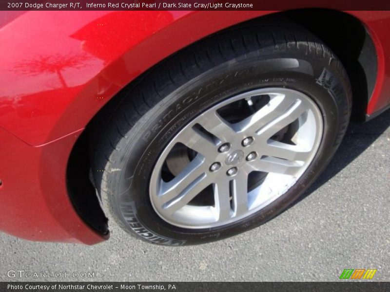 Inferno Red Crystal Pearl / Dark Slate Gray/Light Graystone 2007 Dodge Charger R/T