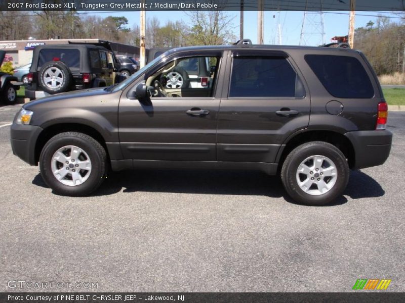 Tungsten Grey Metallic / Medium/Dark Pebble 2007 Ford Escape XLT