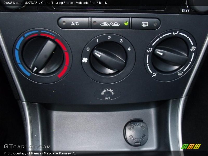 Volcanic Red / Black 2008 Mazda MAZDA6 s Grand Touring Sedan