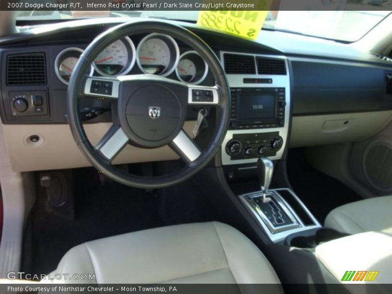 Inferno Red Crystal Pearl / Dark Slate Gray/Light Graystone 2007 Dodge Charger R/T