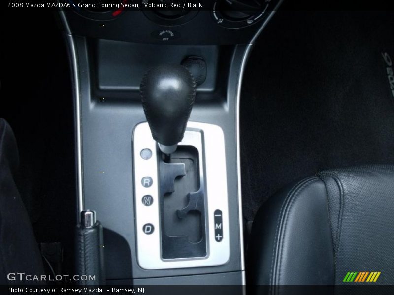 Volcanic Red / Black 2008 Mazda MAZDA6 s Grand Touring Sedan