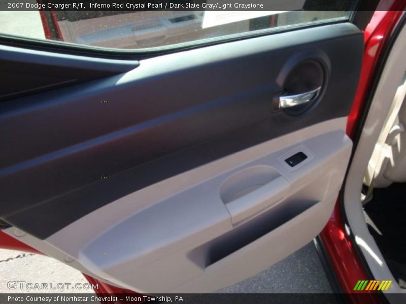 Inferno Red Crystal Pearl / Dark Slate Gray/Light Graystone 2007 Dodge Charger R/T