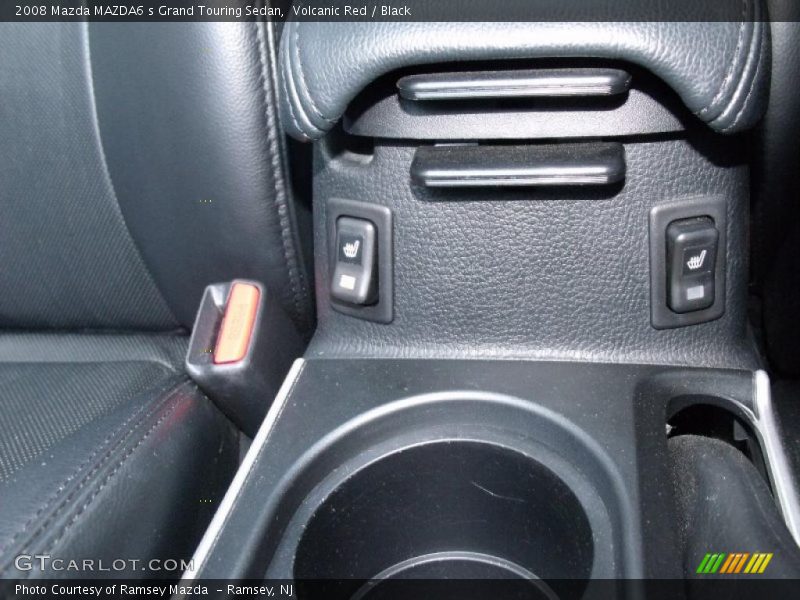 Volcanic Red / Black 2008 Mazda MAZDA6 s Grand Touring Sedan