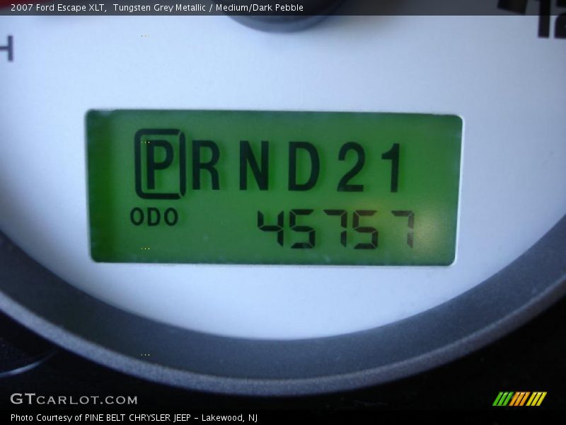 Tungsten Grey Metallic / Medium/Dark Pebble 2007 Ford Escape XLT