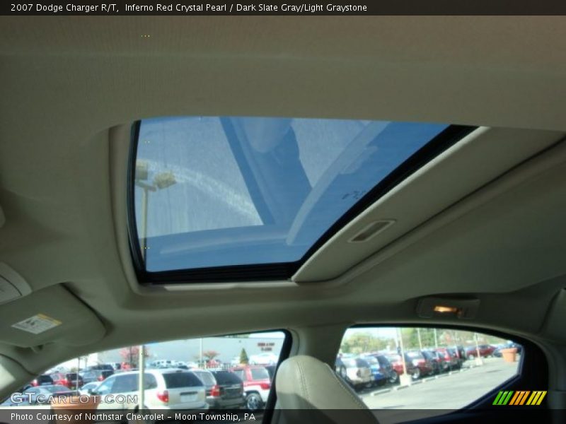 Inferno Red Crystal Pearl / Dark Slate Gray/Light Graystone 2007 Dodge Charger R/T