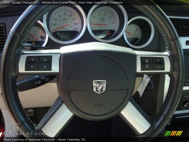Inferno Red Crystal Pearl / Dark Slate Gray/Light Graystone 2007 Dodge Charger R/T