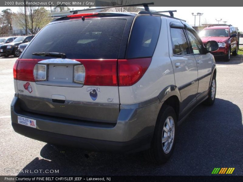 Olympic White / Gray 2003 Buick Rendezvous CX