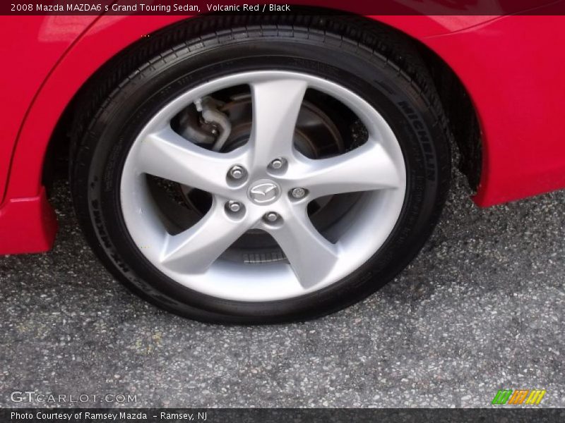 Volcanic Red / Black 2008 Mazda MAZDA6 s Grand Touring Sedan
