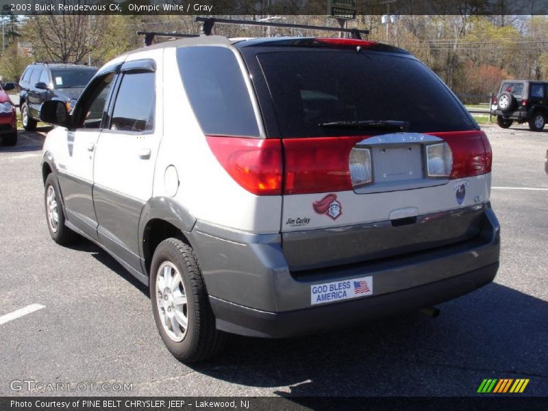 Olympic White / Gray 2003 Buick Rendezvous CX