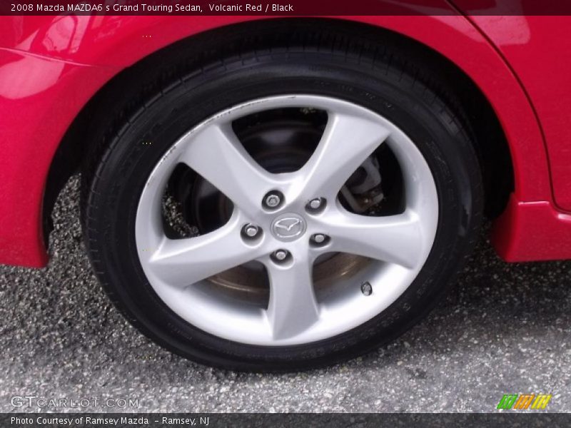 Volcanic Red / Black 2008 Mazda MAZDA6 s Grand Touring Sedan
