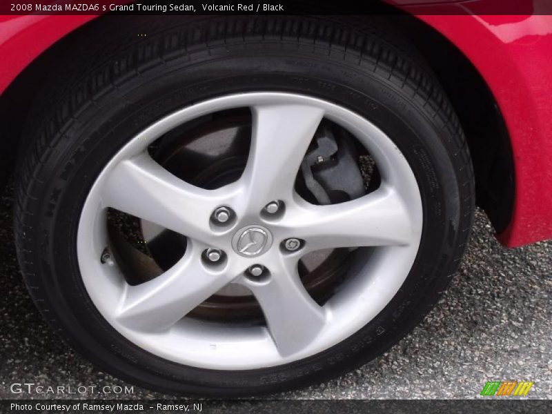 Volcanic Red / Black 2008 Mazda MAZDA6 s Grand Touring Sedan
