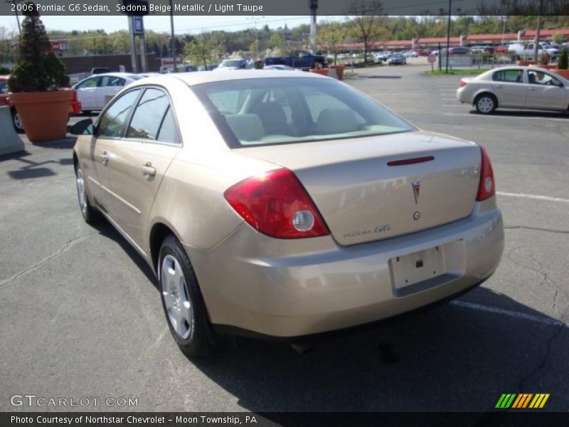 Sedona Beige Metallic / Light Taupe 2006 Pontiac G6 Sedan
