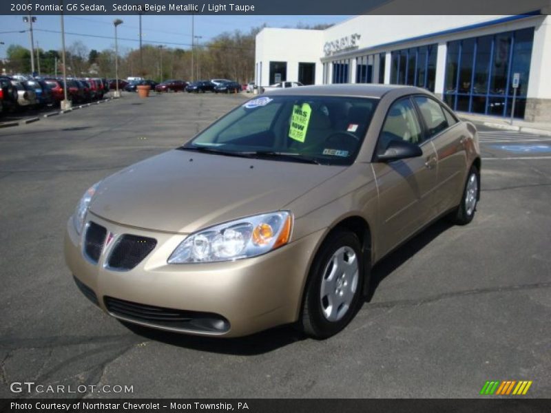 Sedona Beige Metallic / Light Taupe 2006 Pontiac G6 Sedan