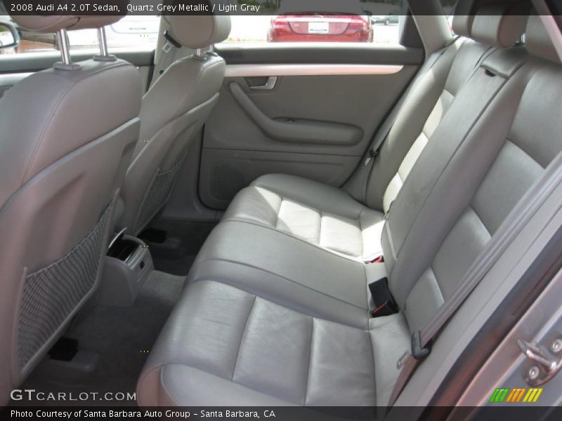 Quartz Grey Metallic / Light Gray 2008 Audi A4 2.0T Sedan