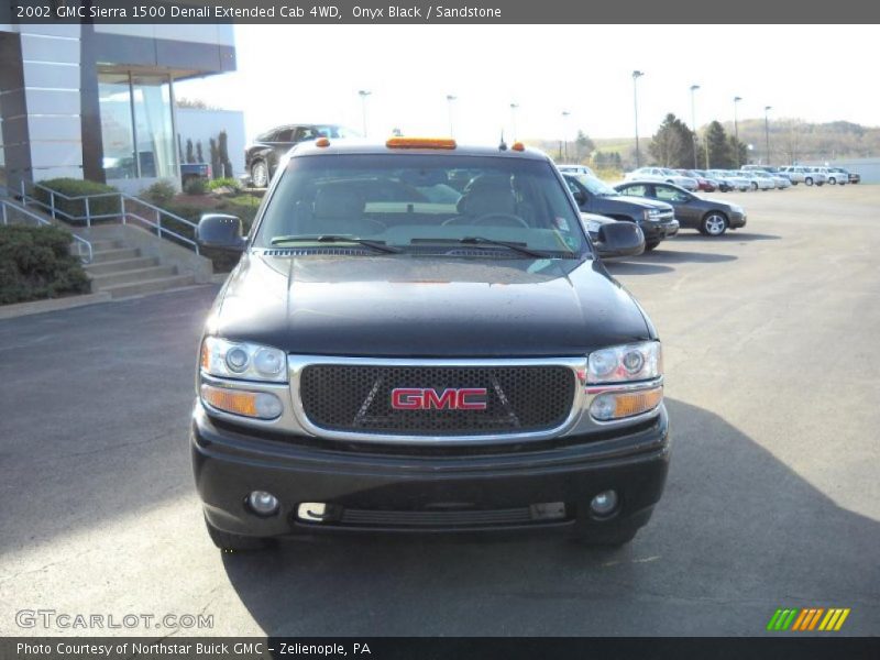 Onyx Black / Sandstone 2002 GMC Sierra 1500 Denali Extended Cab 4WD