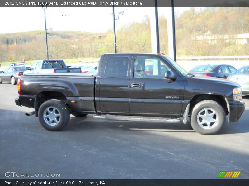 Onyx Black / Sandstone 2002 GMC Sierra 1500 Denali Extended Cab 4WD