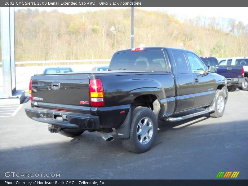 Onyx Black / Sandstone 2002 GMC Sierra 1500 Denali Extended Cab 4WD