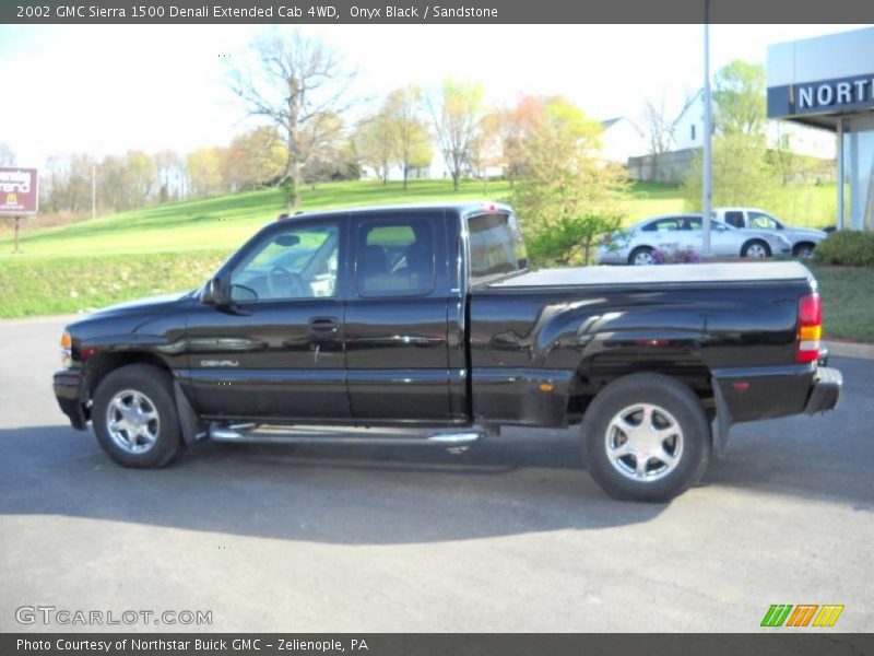 Onyx Black / Sandstone 2002 GMC Sierra 1500 Denali Extended Cab 4WD