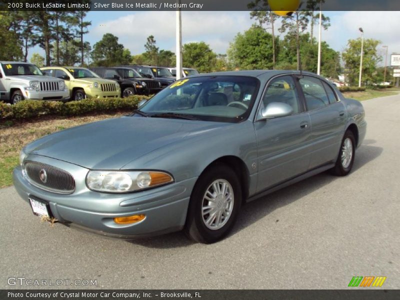 Silver Blue Ice Metallic / Medium Gray 2003 Buick LeSabre Limited