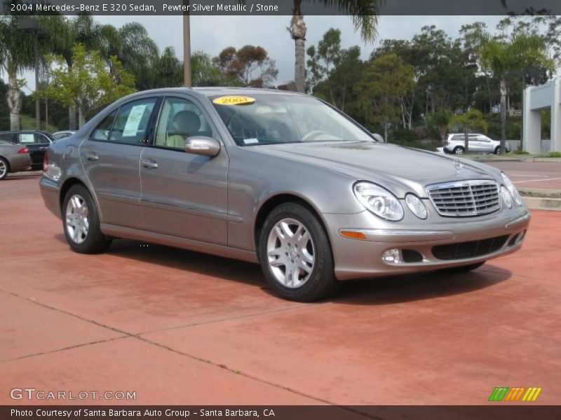 Pewter Silver Metallic / Stone 2004 Mercedes-Benz E 320 Sedan