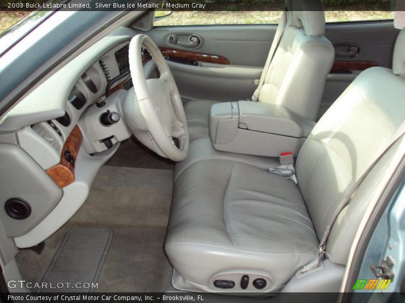 Silver Blue Ice Metallic / Medium Gray 2003 Buick LeSabre Limited