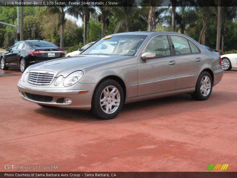 Pewter Silver Metallic / Stone 2004 Mercedes-Benz E 320 Sedan