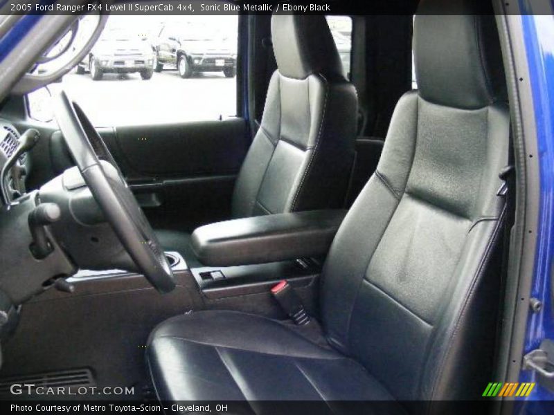 Sonic Blue Metallic / Ebony Black 2005 Ford Ranger FX4 Level II SuperCab 4x4