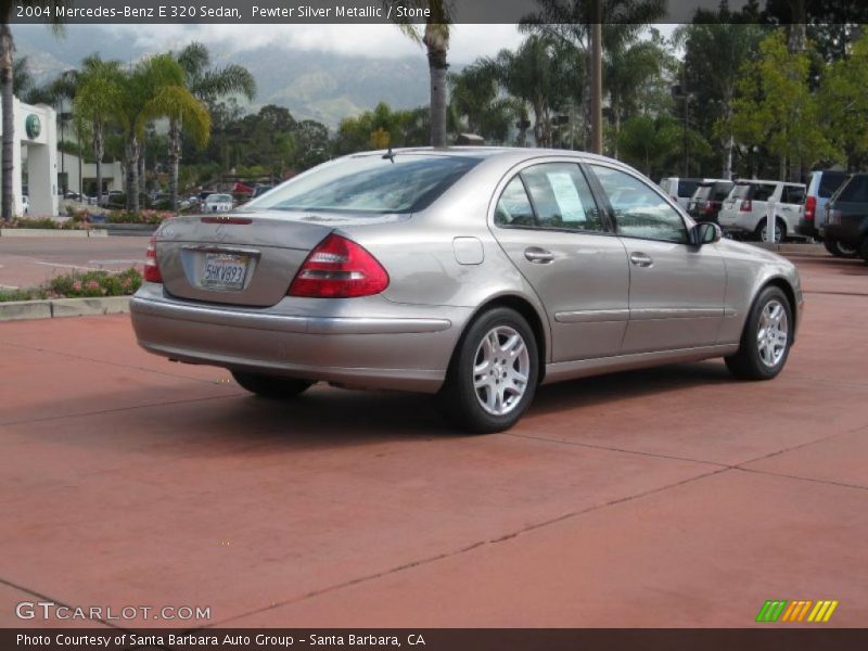 Pewter Silver Metallic / Stone 2004 Mercedes-Benz E 320 Sedan